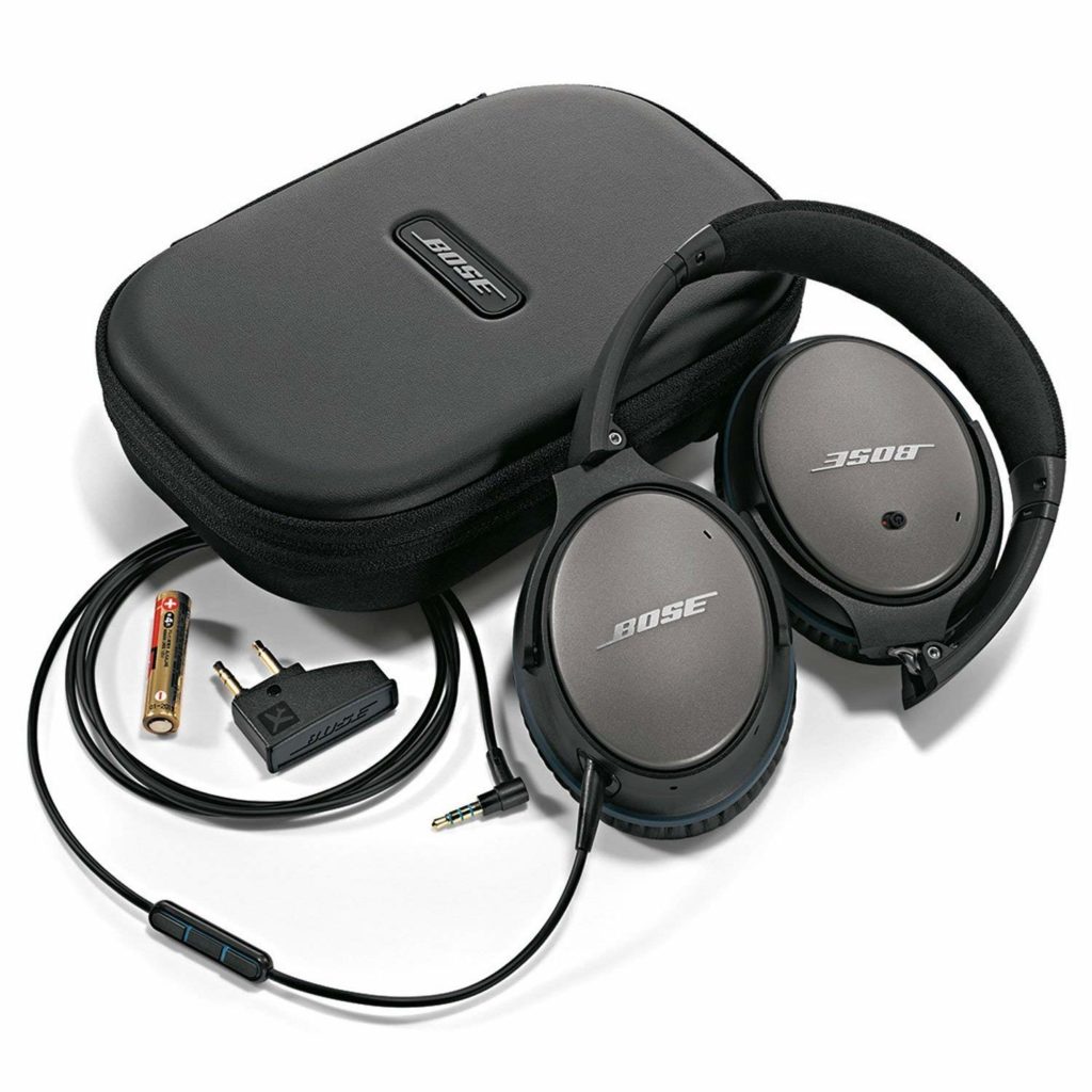 Bose® QuietComfort® 25 Cuffie Acoustic Noise Cancelling® per dispositivi Apple, Nero