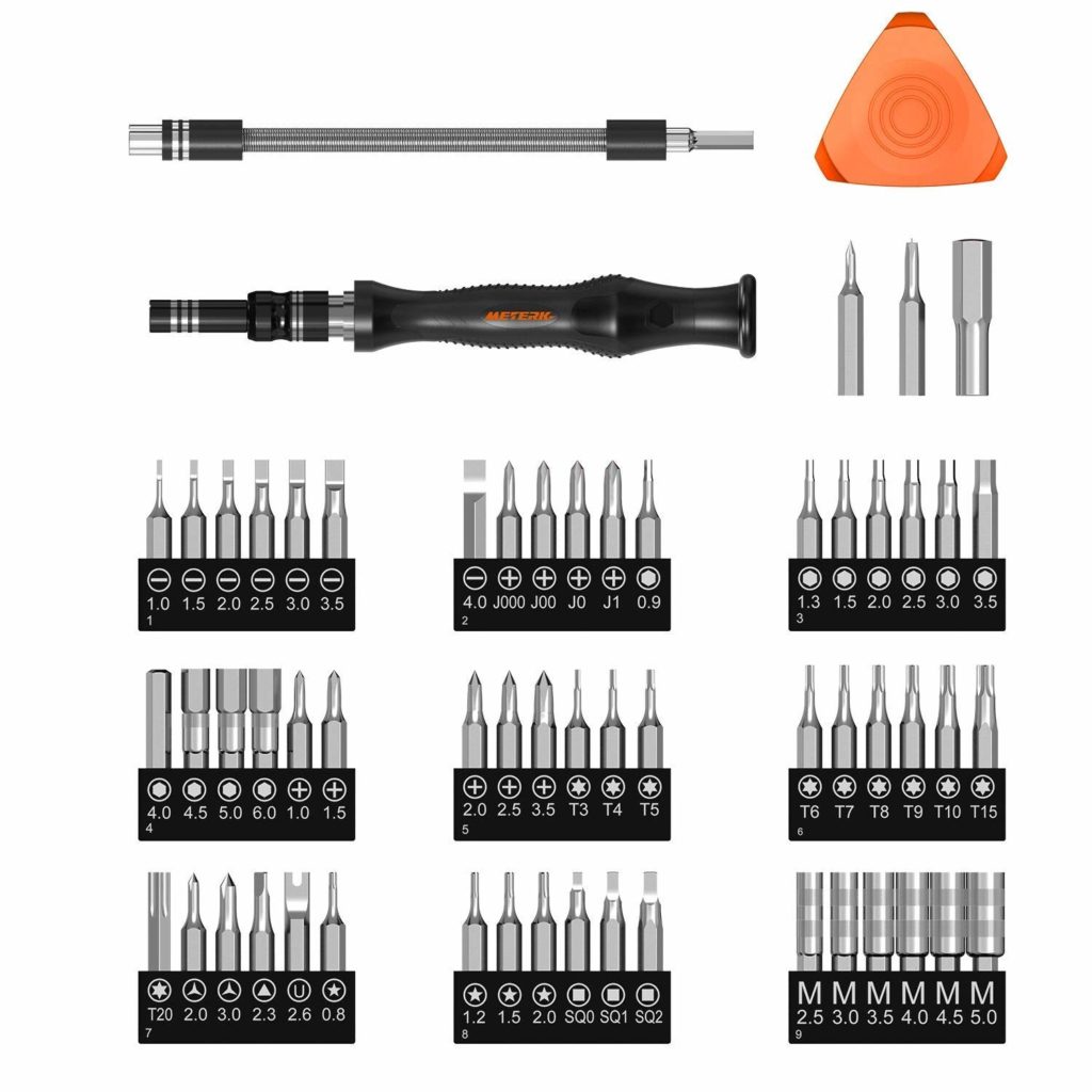 Cacciavite,Meterk 61 IN 1 Set di cacciaviti di precisione multiuso per utensili di precisione per iPhone,smartphone,macchine da gioco,tablet,computer,elettronica,computer,riparazione di gioielli.