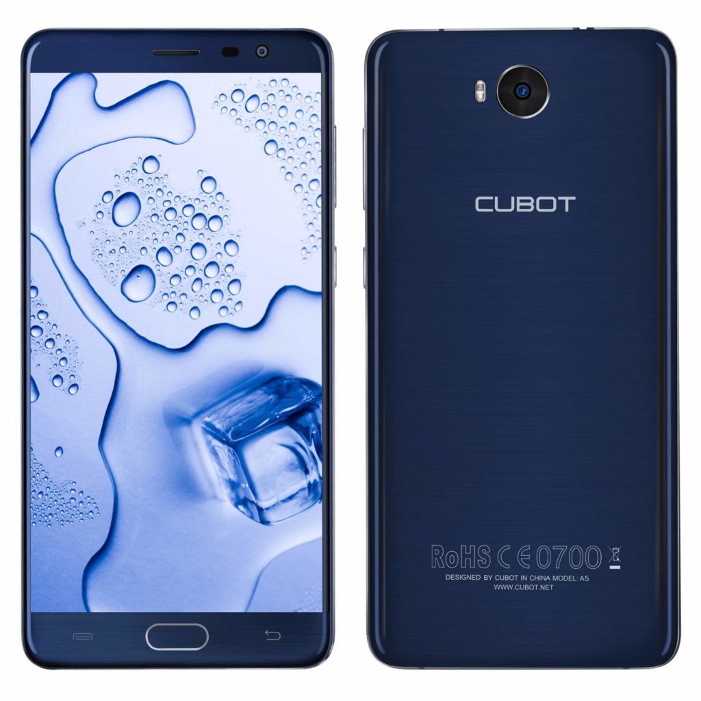 CUBOT A5 Smartphone 5.5" FHD, 3GB RAM+32GB ROM, Octa-Core, Camera 16MP/13MP, Gyroskop + GPS, Android 8.0, 4G LTE FDD, Sensore dell' Impronta Digitale, Type C 2.0, Dual-SIM, Oro [ CUBOT OFFICIALE ]